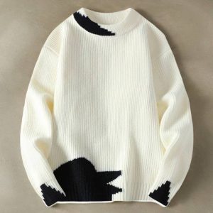 cream falcon sweater